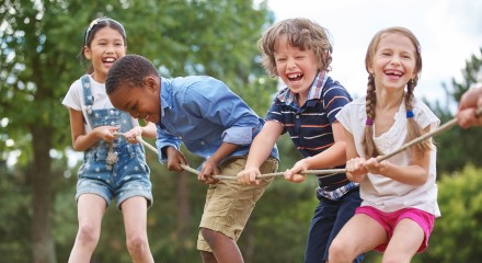 Kids playing